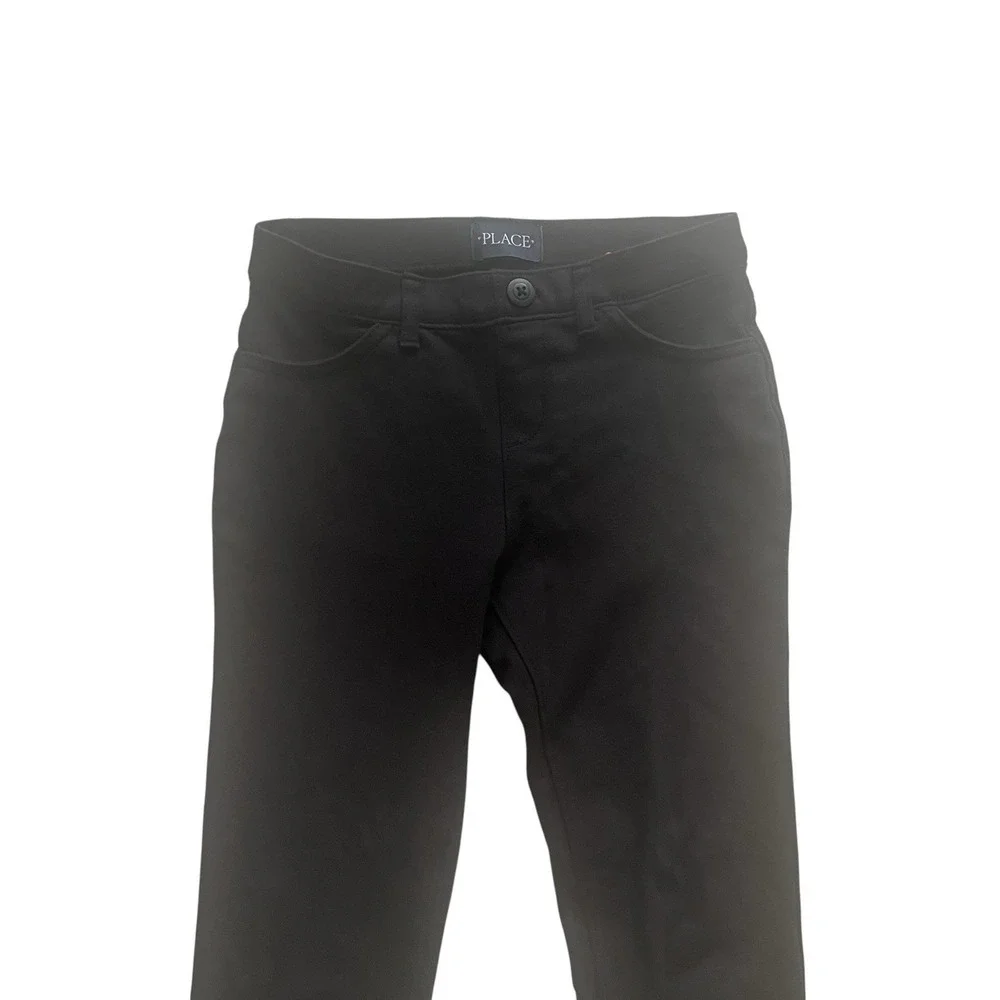 Children's Place Girls Size 8 Black Jeans Jegging Skinny Stretchy Basic Casual‎